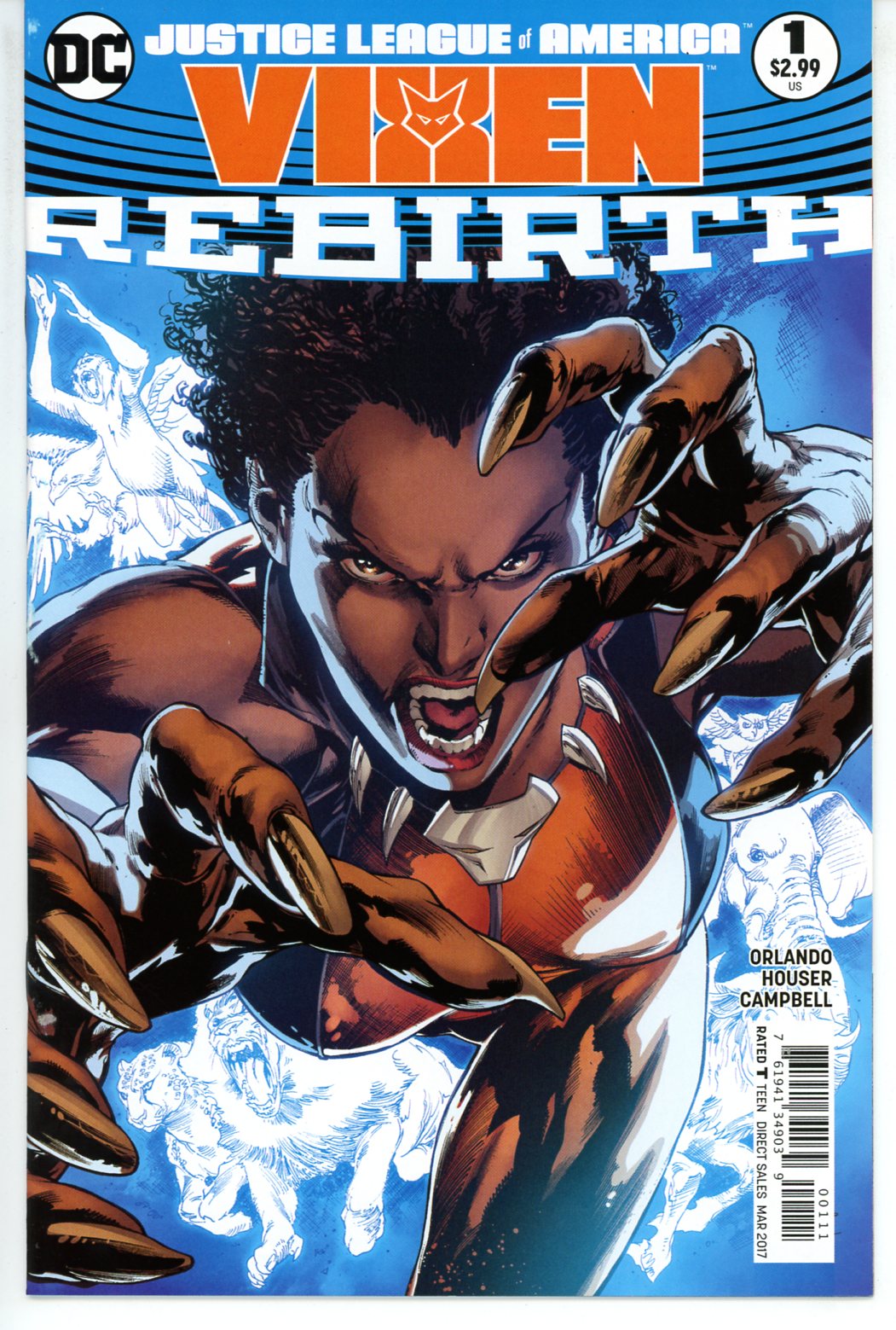 Justice League of America Vixen Rebirth (2016) #1