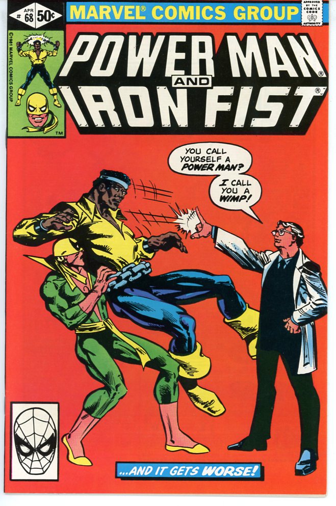 Power Man and Iron Fist (1972 Hero for Hire) #68