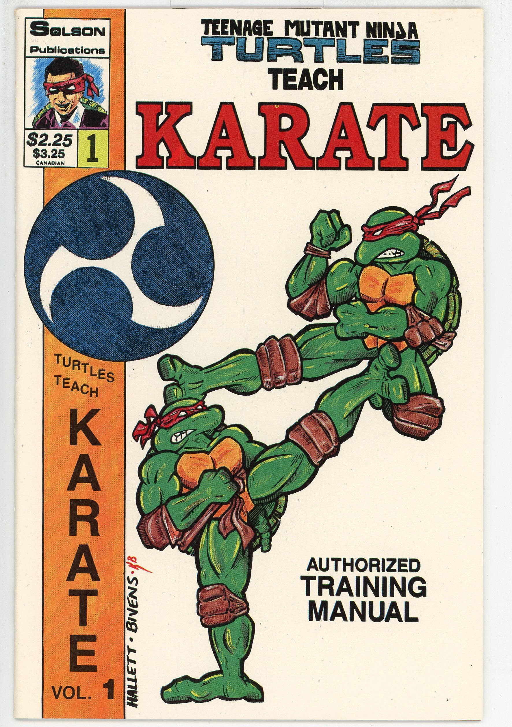Teenage Mutant Ninja Turtles Teach Karate (1987) #1