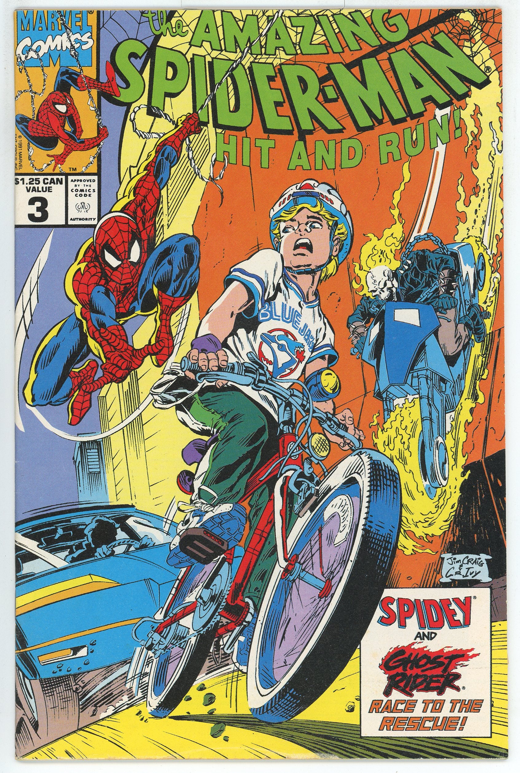 Amazing Spider-Man Hit and Run (1990) Canadian Edition #3