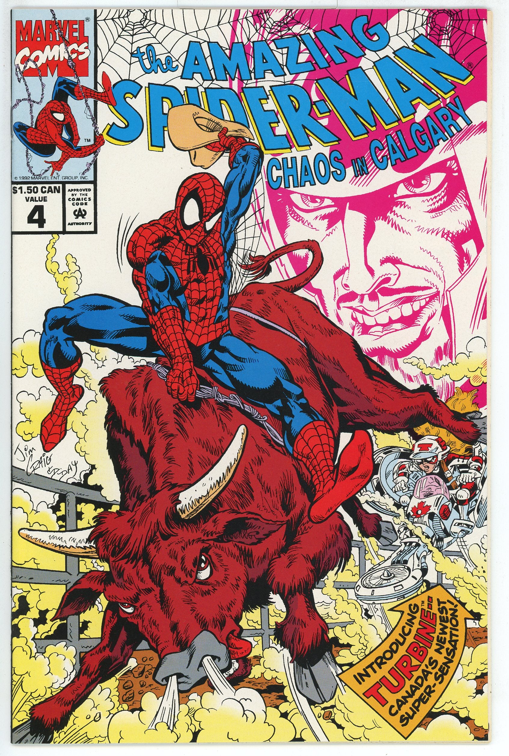 Amazing Spider-Man Chaos In Calgary (1992) Canadian Edition #4